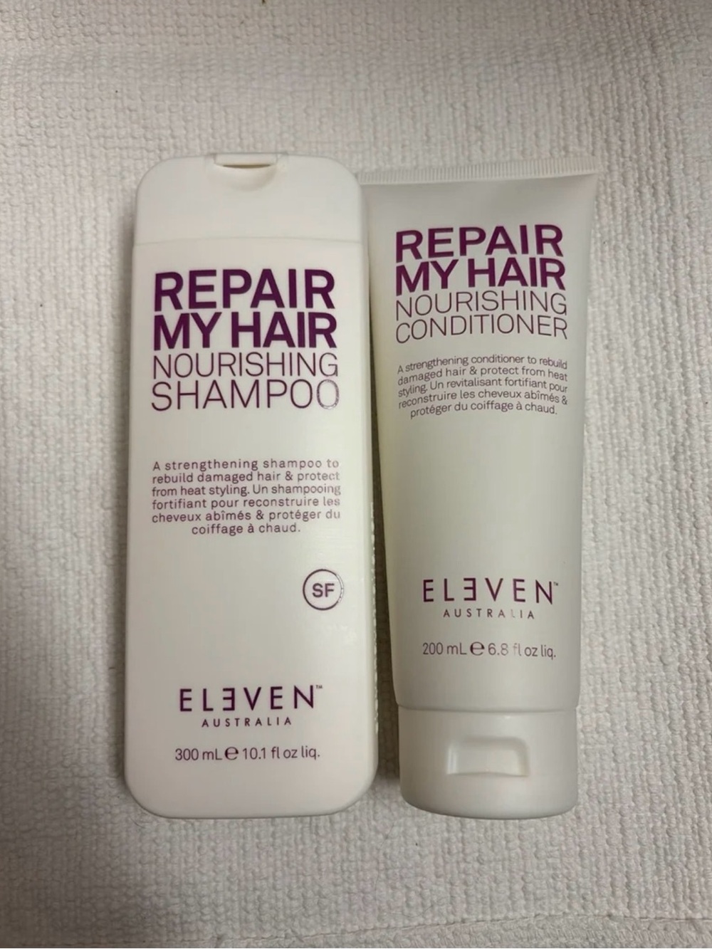 Eleven Australia Repair Shampoo + Conditioner Duo | 300ml Each | New Sealed